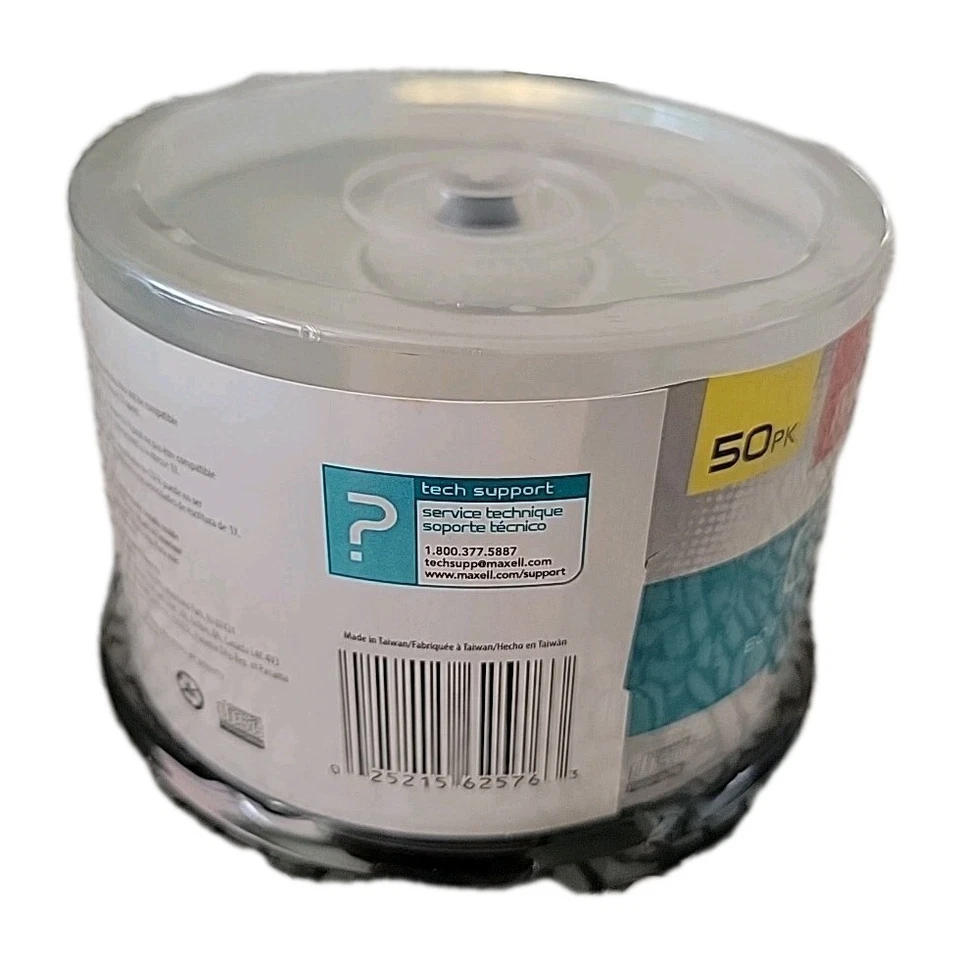 MAXELL MaxData CD-R  Music 80min/48x Recordable Discs Brand New Sealed - Image 2 of 4
