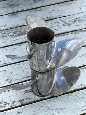 Yamaha 23p X 14.5 Stainless Prop Pair Used Good Condition