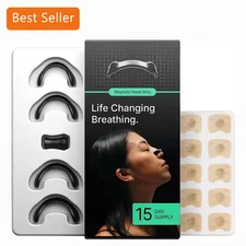 Skin Safe Nasal Strips | Intake Breathing Nasal Strip | Magnetic Nose Strips