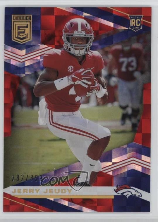 2020 Panini Donruss Elite Rookies Red 282/399 Jerry Jeudy #103 0b0g