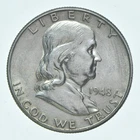 Better 1948-D US Franklin 90% Silver Half Dollar Coin Collection Set Break *675
