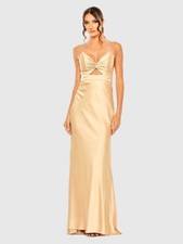 NWT Mac Duggal Tie Front with Keyhole Detail Gown - size 12
