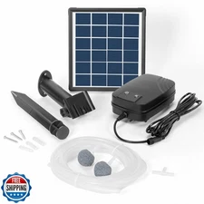 Biling Solar Pond Aerator with Battery Backup, 3 Modes Solar Powe