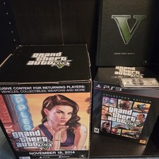Grand Theft Auto V Collectors Edition PS3 GTA 5 SEALED Steelbook + air freshener