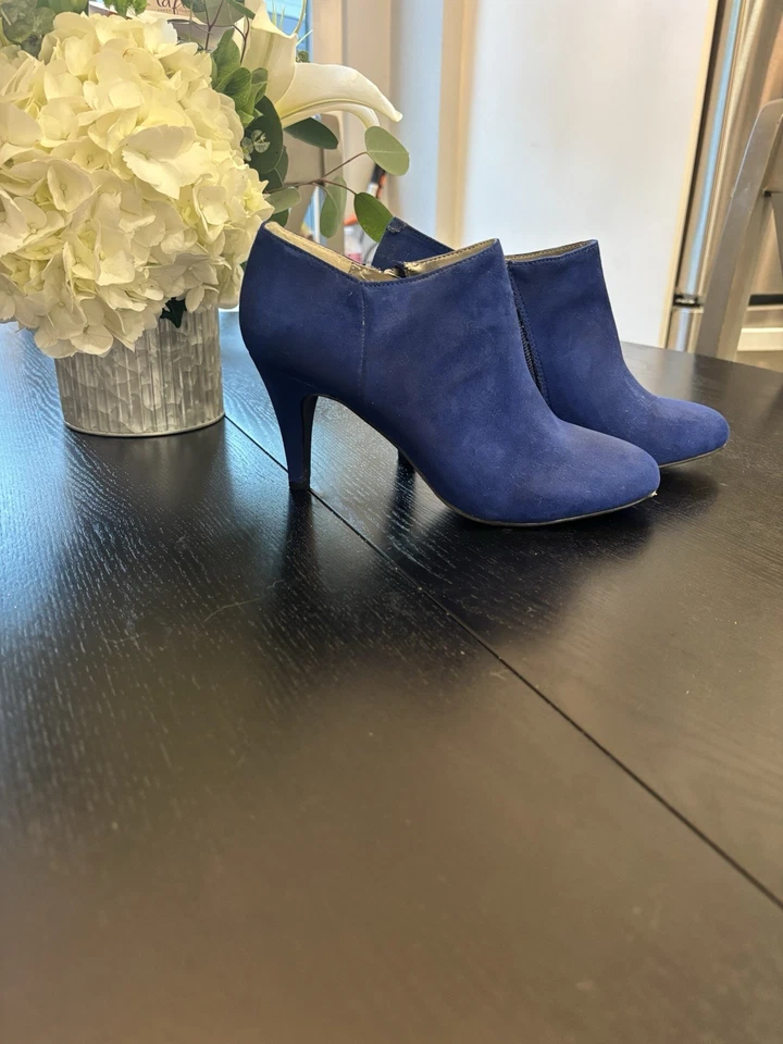 Botines Style & Co Share azul real imitación gamuza talla 7,5 Foto 3 de 4