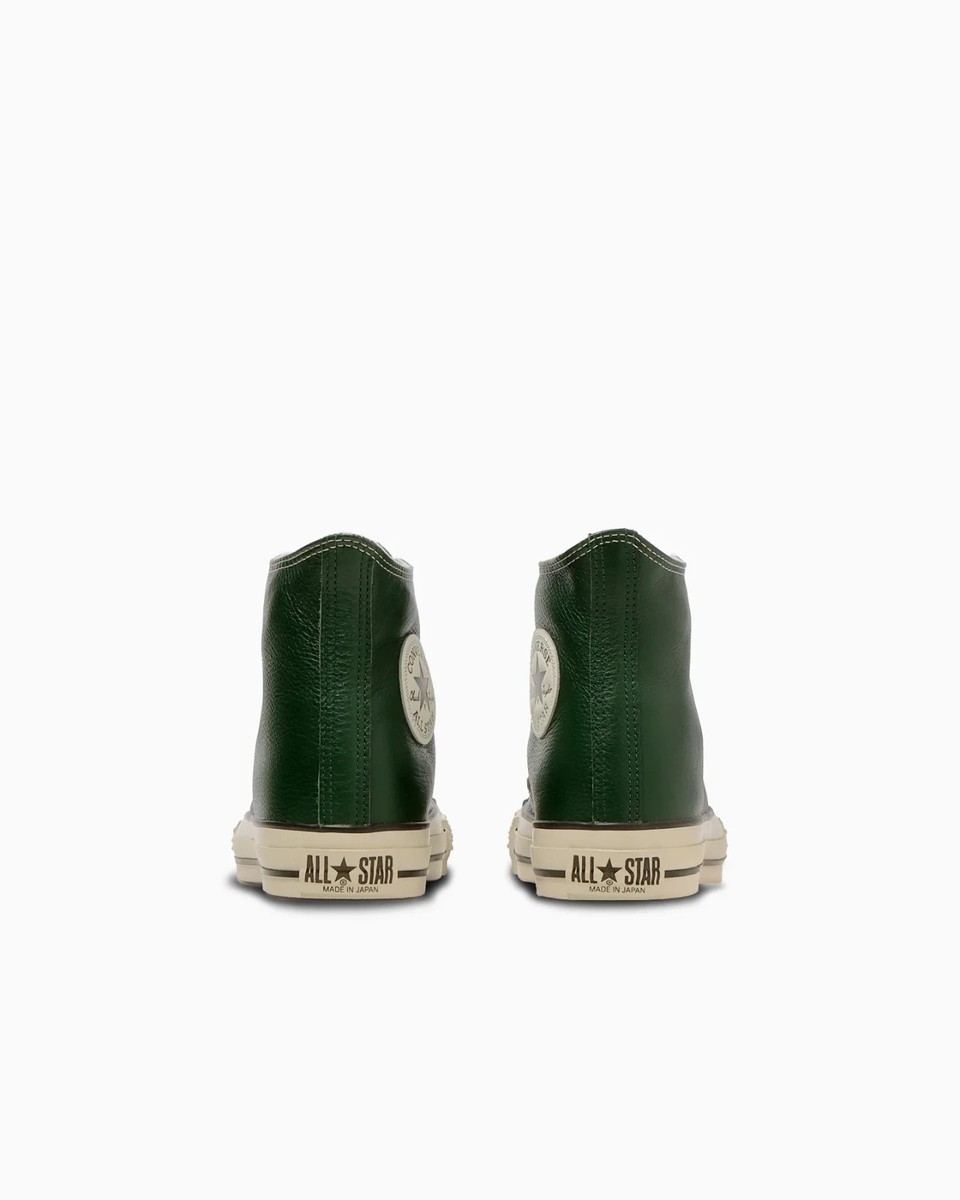CONVERSE LEATHER ALL STAR J HI Made in Japan 31316730 Deep Green 