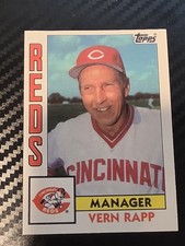 1984 Topps Traded - Vern Rapp #95-T Cincinnati Reds 
