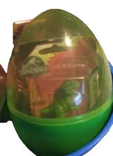 Mixed Lot Jurassic World Dinoaurs Collection Figures &Stickers Jumbo Plastic Egg