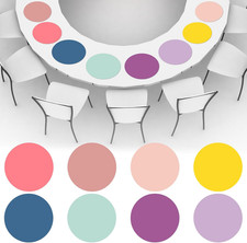 24PCS Dry Erase Dots 12 Inch Whiteboard Marker Wall Decor Removeable Circle Stic