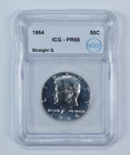 1964 Kennedy Half Dollar Straight G PR66 ICG