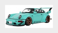 1:18 GT SPIRIT Porsche 911 930 Rwb Kashiwa Coupe 2022 Light Blue GT569 Model