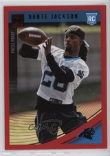 2018 Panini Donruss Rookie Press Proof Red Donte Jackson #373 uu6