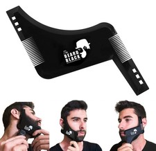 The BEARD BLACK Beard Shaping & Styling Tool with 1 Count (Pack of 1), Black 