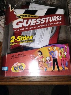 VTG Electronic Guesstures Game Split-Second Charades 2-Sided Display Screen 