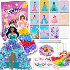 Poke Poke Art Kits for Girls - Arts and Crafts for Kids 4-8 - 4 5 6 7 8 9 10 Yea