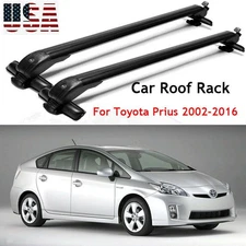 Car Roof Rack Cross Bar Top Luggage Rack Carrier 2Pcs For Toyota Prius 2002-2020