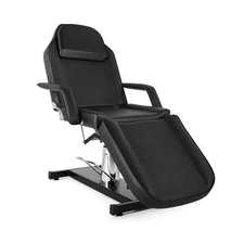BETHANY Hydraulic Facial Chair Massage Table Tattoo Chair w/ Pump, Black