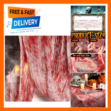 400 x 85 inch Halloween creepy cloth, large spooky fabric, blood gauze, haunted