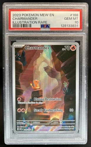 2023 Pokemon SV 151 Charmander #168/165 PSA 10 GEM MINT