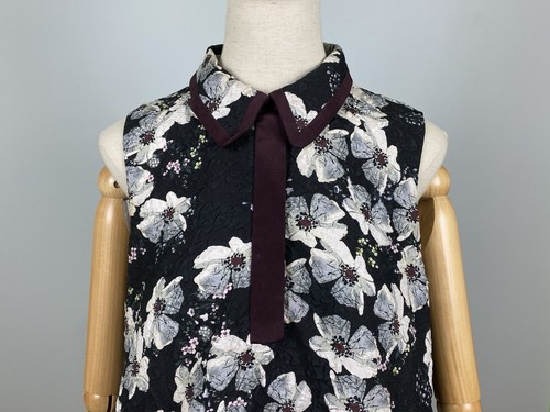 ERDEM Multicolor Printed Floral Sleeveless Asymmetric A-Line Evening Dress - Picture 2 of 20