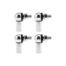 Micro Traders 4Pcs Angle Linkage Ball Joint Kit, with Spring Clip Dust Seal CS