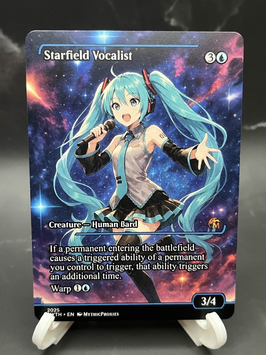 Starfield Vocalist, Hatsune Miku High Quality Altered Art Custom