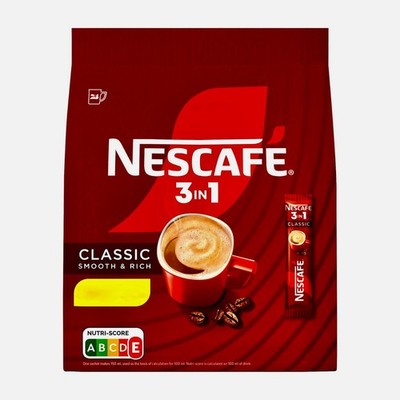 Nescafe instant coffee 3in1 CLASSIC -10 single portions-On The Go-FREE SHIP