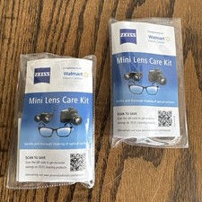 Lot Of 2 ZEISS Mini Lens Care Kit Eyeglass Cleaning