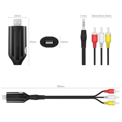 User Friendly USB 2 0 Video Capture Device for Analog to Digital Transfer