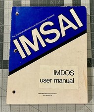 IMSAI IMDOS Manual - Disk Operating System