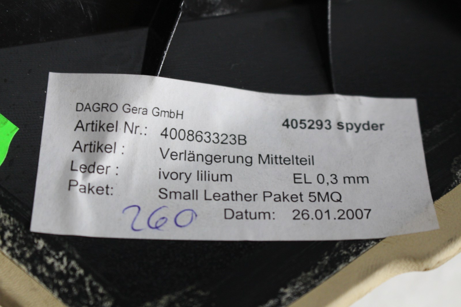 Lamborghini Gallardo, Coupe, Spyder, Shifter Cover Bezel, Dmg, Used, 400863323B