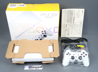 New Sony PlayStation 2 PS2 Slim Ceramic White Console SCPH-90000 New Sony PlayStation 2 PS2 Slim Ceramic White Console SCPH-90000