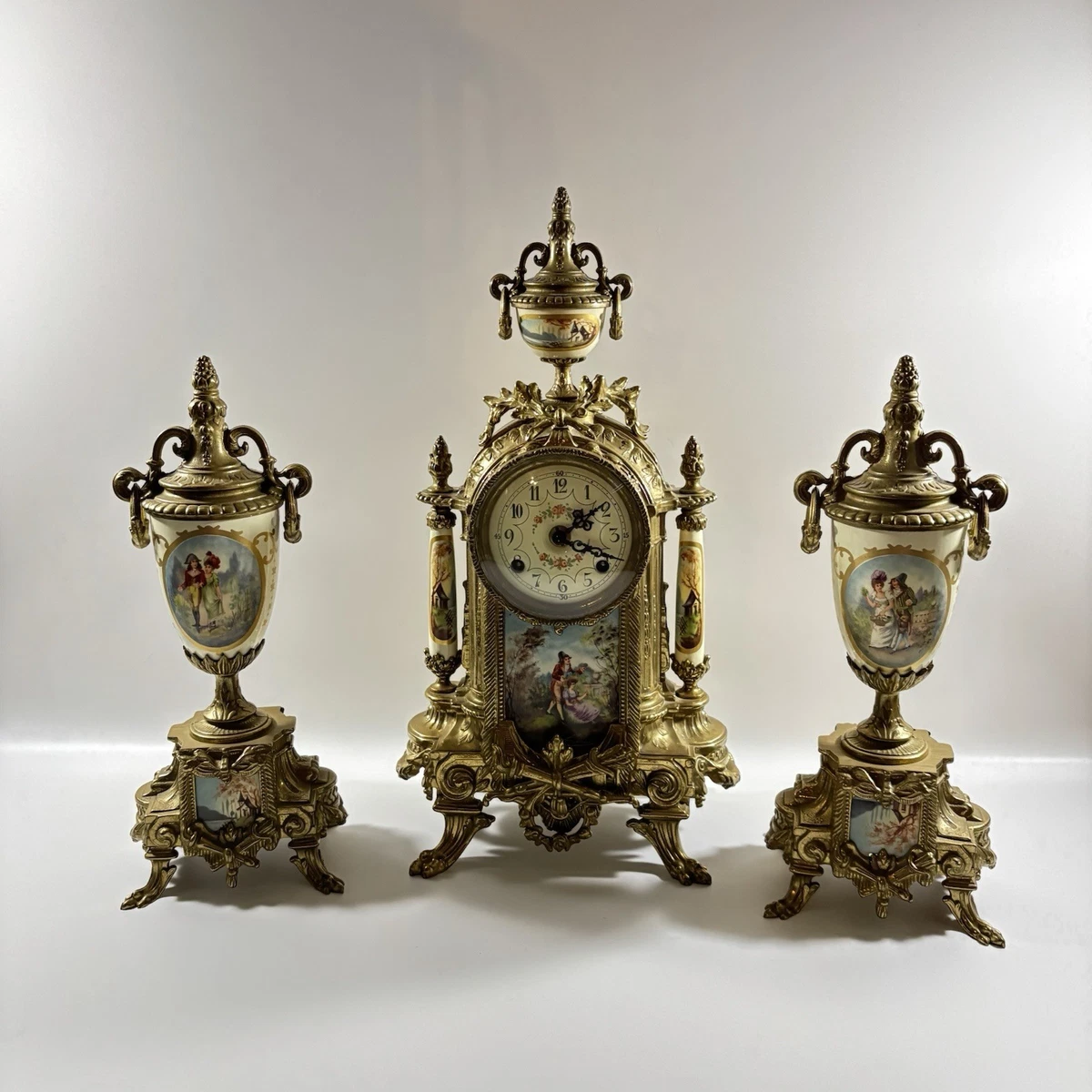 洛可可收藏品时钟| eBay