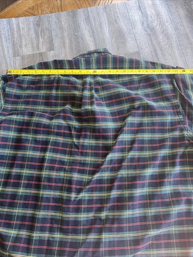 Vintage 90s Polo Ralph Lauren “The Big Shirt” Plaid Button Down Size XL Classic - Picture 5 of 5