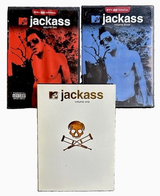 Jackass: The Complete MTV Series Vol. 1-3 (DVD)   ***RARE, MINT, & OOP!***