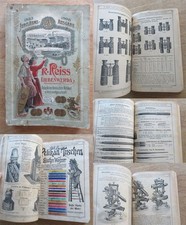 Verkaufs- Katalog Fa. R. Reiss Liebenwerda Fabrik technischer Artikel von 1908