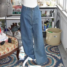 Vintage 1975 Levi  s Orange Tab Wide Leg Jeans 40x33 High Rise Denim Trouser USA