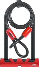Ulitimate U-Lock - Abus Ultimate ComboPack - 420STD 9" U-lock, 10mm/120cm Cable,