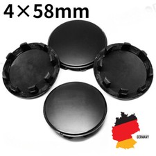 Für KIA Sportage Sorento Optima K5 Hyundai Schwarz Nabendeckel Radkappen 4x58mm