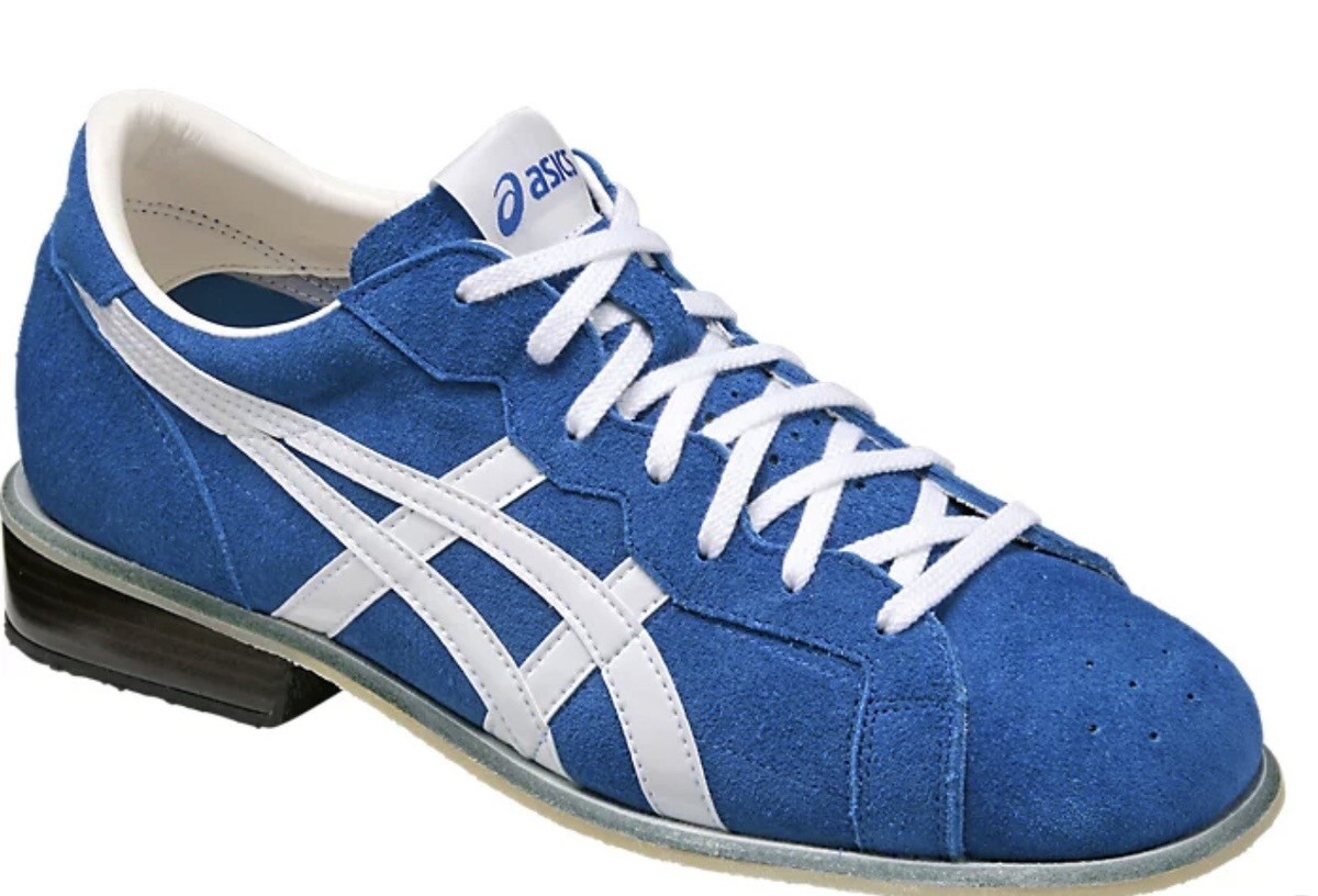アシックス スクワット　ウエイト　シューズ27cm tow727 ASICS Weight Lifting Shoes 727 Red White Leather TOW727