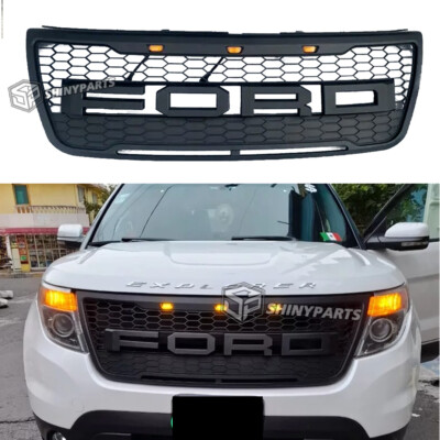 Front Grille for 2012-2015 Ford Explorer Raptor Style Bumper Grill Mesh ...