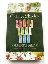 Crabtree Evelyn Hand Therapy Collection Beautiful Gift Tin 12x0.9oz SEALED NEW