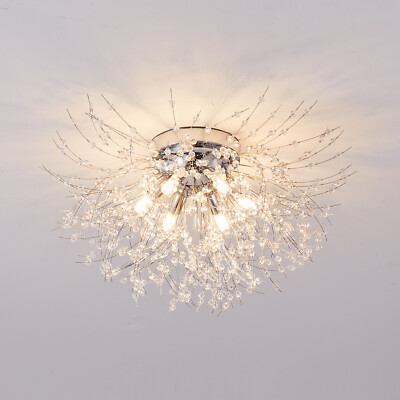 Modern Crystal Pendant Light Firework Sputnik Chandelier Light Ceiling Light