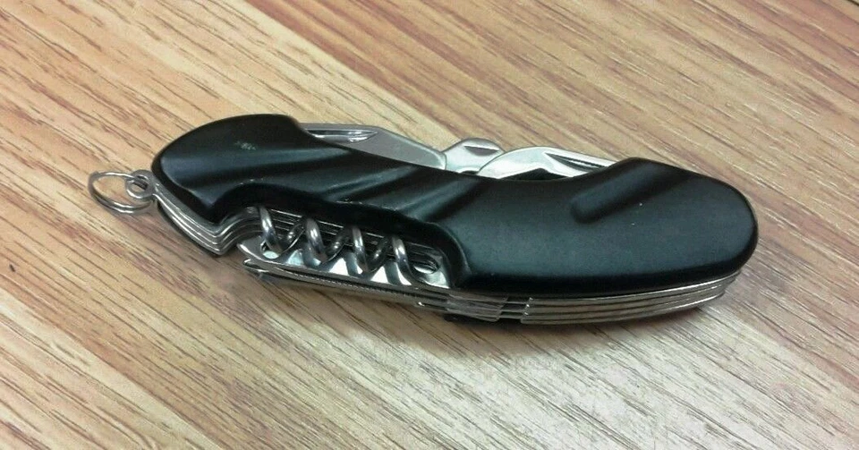 Appalachian Trail Multi Tool Stainless Steel 9-Function Folding Pocket Knife  - Image 4 of 4