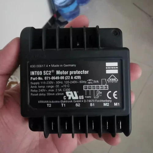 1pcs KRIWAN Protection Module INT69 SC2 Motor Protector 115-230V