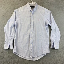 Ralph Lauren Polo Shirt Large Size 15.5 33 Button Up Long Sleeve Mens / 84-38