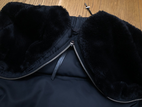 ALLSAINTS WOMEN KAYLA PUFFER JACKET SMALL DARK BLUE OVERSIZED HOODED PARKA STYLE - Picture 20 of 23