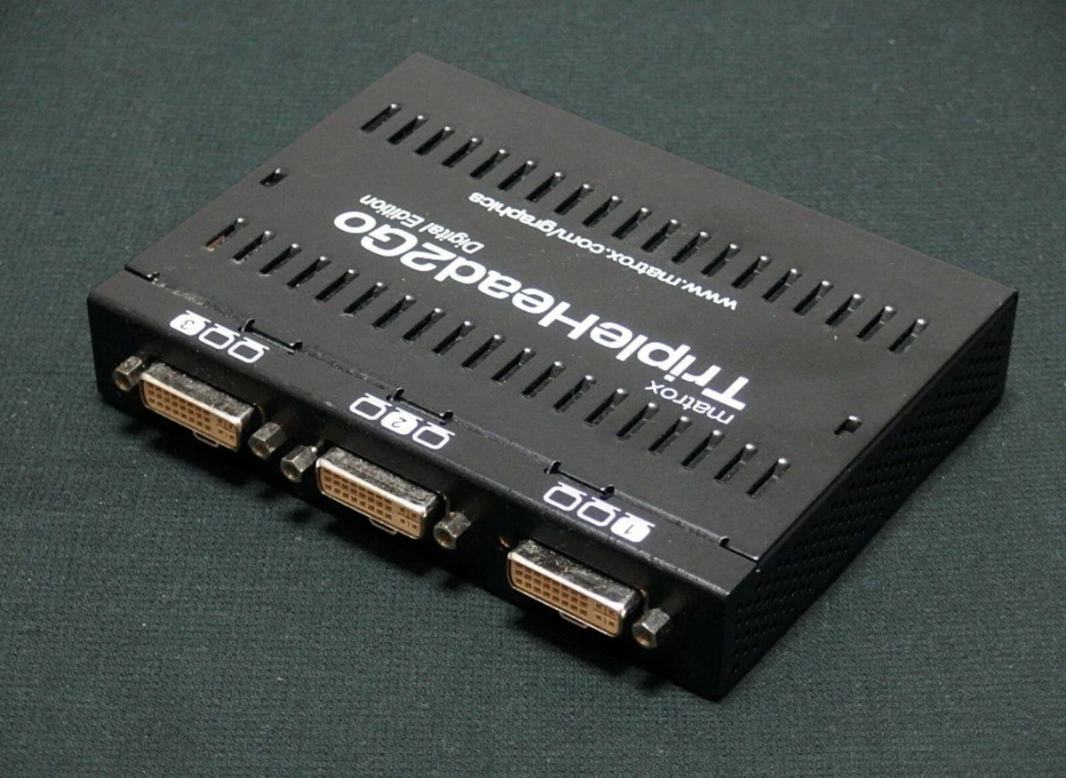 Matrox TripleHead2Go Digital Edition with cables | eBay