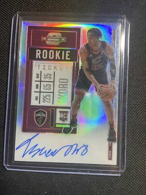2020-21 Panini Contenders Optic Rookie Ticket Isaac Okoro Auto