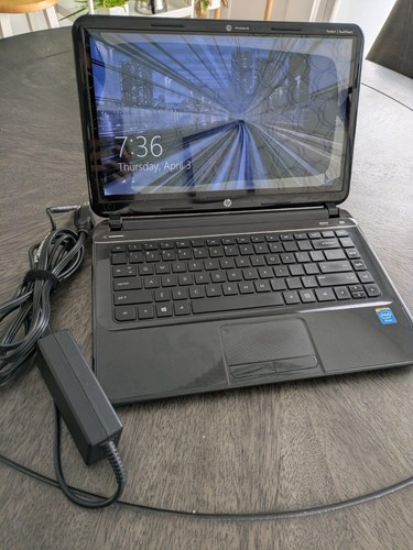 HP Pavilion TouchSmart 14 TS SleekBook 500G Model: 14b109wm Windows 10